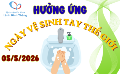 Hưởng ứng Ngày Vệ sinh tay Thế giới 05/5/2026